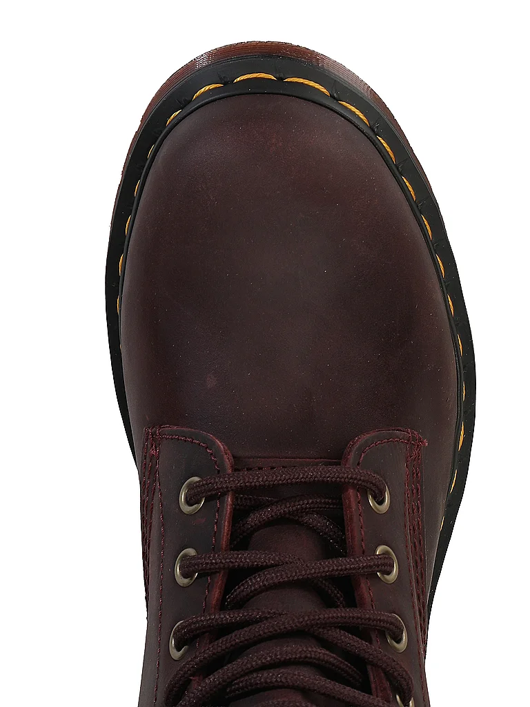 Boots Dr. Martens 1460 Cherry Crazy Horse - vue 10